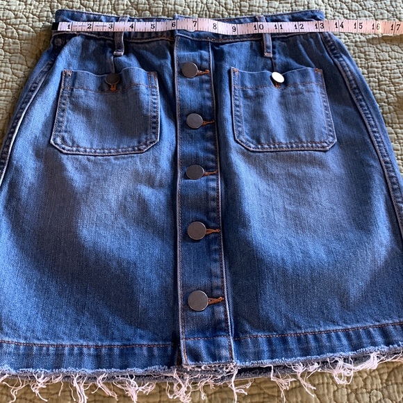 Loft Denim Skirt * 00 Petite = 2P - Picture 5 of 8